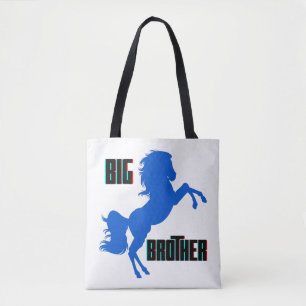 Big Brother Horse Rearing Tote Bag