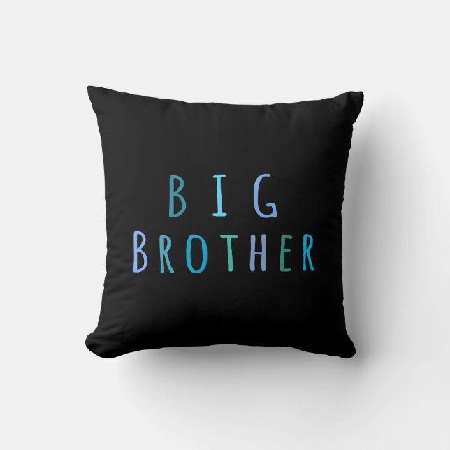 Big Brother in blue Cushion (Front)