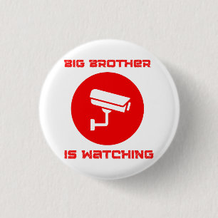 Big Brother is Watching 1984 ingsoc 3 Cm Round Badge
