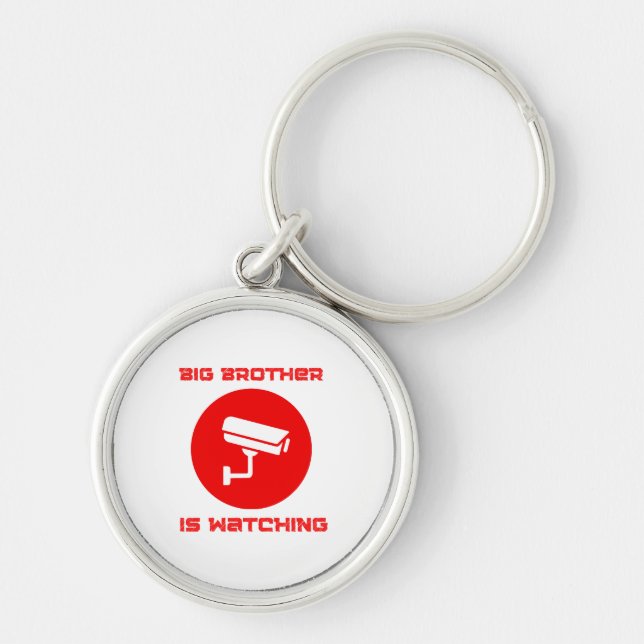 Big Brother is Watching  1984 ingsoc Key Ring (Front)