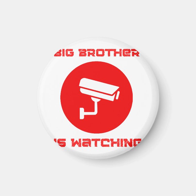 Big Brother is Watching  1984 ingsoc Magnet (Front)
