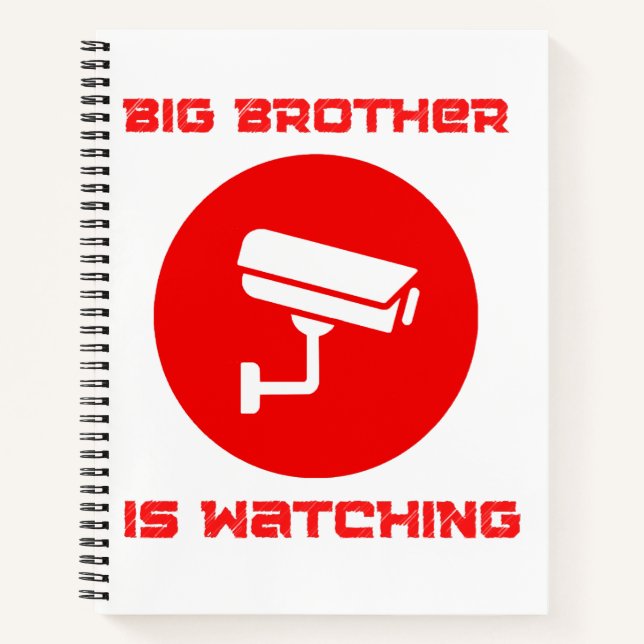 Big Brother is Watching  1984 ingsoc Notebook (Front)