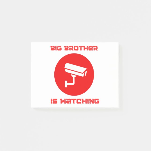 Big Brother is Watching  1984 ingsoc Post-it Notes (Front)