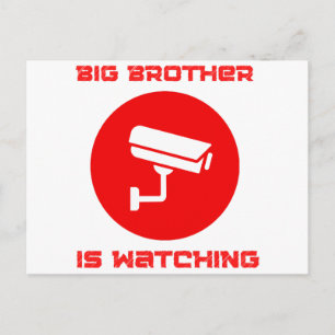 Big Brother is Watching 1984 ingsoc Postcard