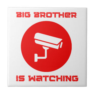 Big Brother is Watching 1984 ingsoc Tile