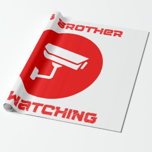 Big Brother is Watching 1984 ingsoc Wrapping Paper