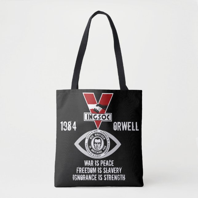 Big Brother Is Watching Tote Bag (Front)