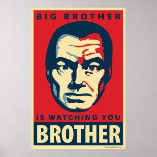 Big Brother - Is Watching You: OHP Poster