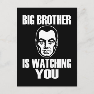 Big Brother is Watching You Postcard