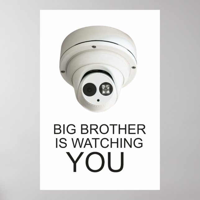 Big brother is watching you poster (Front)