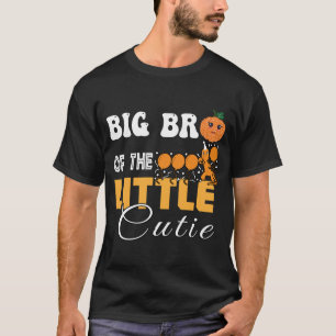 Big Brother Little Cutie Baby Shower Or    T-Shirt