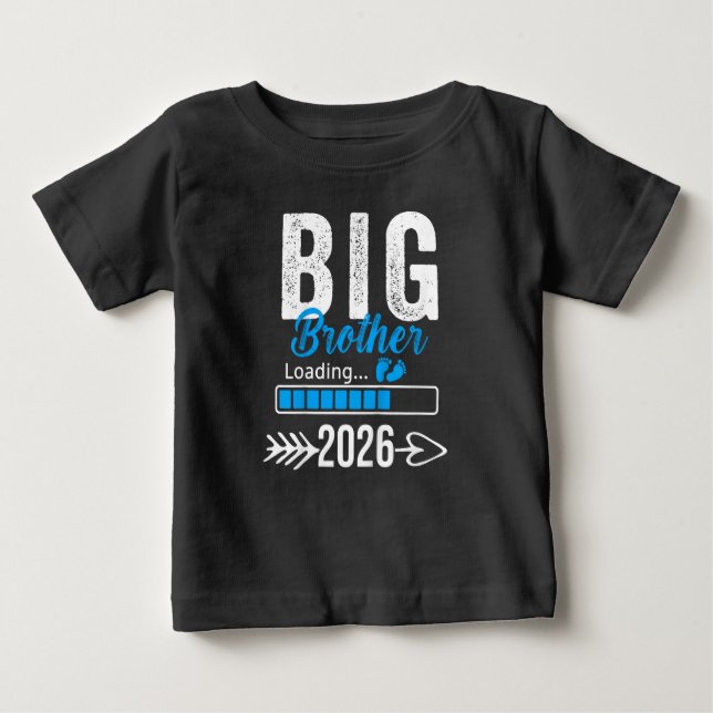 Big Brother Loading 2026, Promoted To Big Brother  Baby T-Shirt (Front)