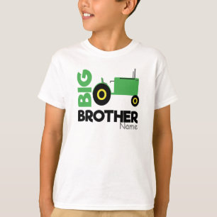 Big brother matching tractor sibling T-Shirt