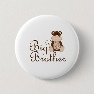 Big Brother Monkey 6 Cm Round Badge