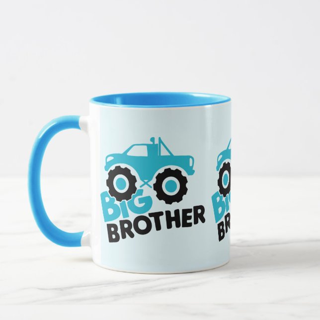 Big Brother Monster Truck Mug (Left)