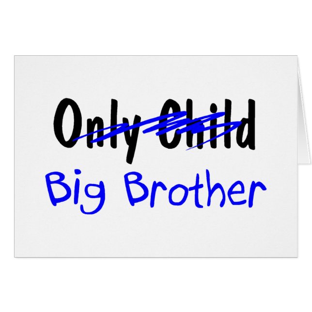 Big Brother (No More Only Child) (Front Horizontal)
