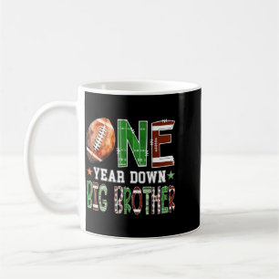 Big Brother Of The 1st Birthday Boy Football Coffee Mug