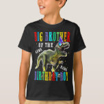 BIG BROTHER Of The Birthday Boy Dinosaur T-Shirt<br><div class="desc">Birthday Dinosaur,  Birthday T-Rex,  Birthday Saurus,  Birthday Saurus Dinosaur,  Dinosaur,  Birthday Boy Dinosaur,  Birthday Dinosaur Boys,  Dinosaur,  T-Rex,  BIG BROTHER Of The Birthday Boy Dinosaur</div>