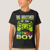 BIG BROTHER Of The Birthday Boy Matching Video Gam