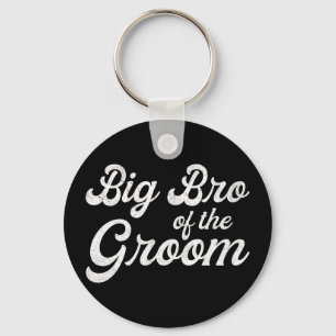 Big brother of the groom shirts for men boys key ring