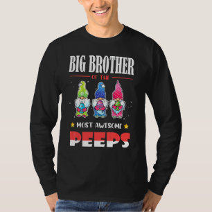 Big Brother Of The Most Awesome Gnomies Cute Gnome T-Shirt