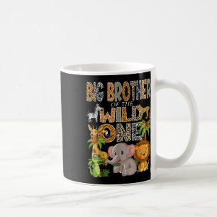 Big Brother Of The Wild One 1st Birthday Boy Safar Coffee Mug