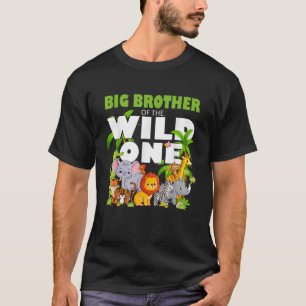 Big Brother of the Wild One Zoo Birthday Safari An T-Shirt