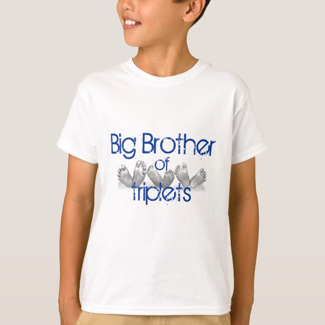 Big Brother of Triplets T-Shirt (Front)