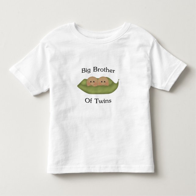 Big Brother Of Twins Toddler T-Shirt (Front)