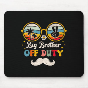 Big Brother Off Duty Sungles Beach Sunset Summer Mouse Pad
