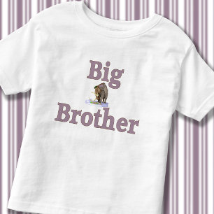 Big Brother Prehistoric Mammoth Dinosaur Toddler T-Shirt