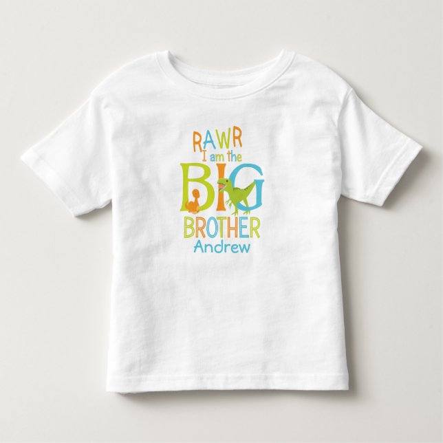 Big Brother Shirt | Dinosaur Shirt (Front)