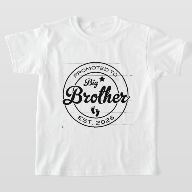 big brother shirt, promoted to big brother shirt,  T-Shirt (Laydown)