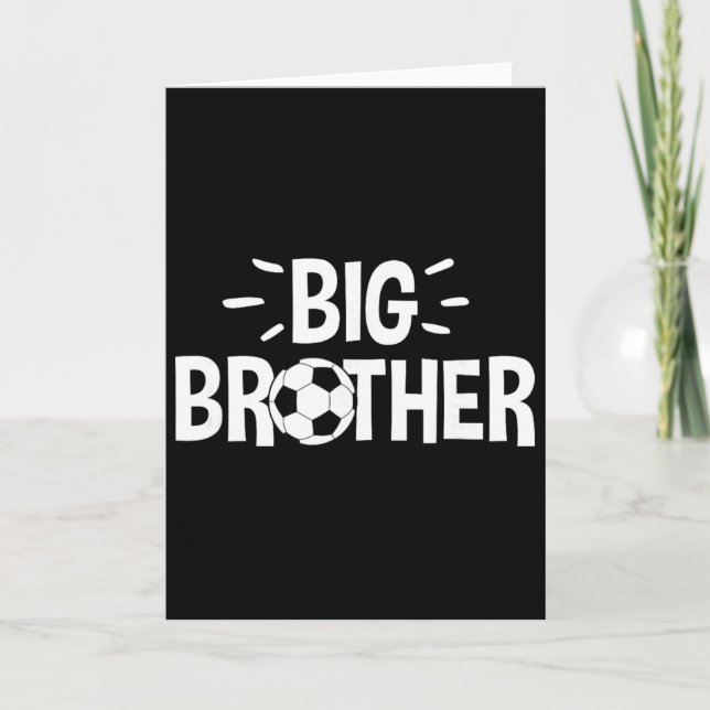 Big Brother Soccer  Card (Front)