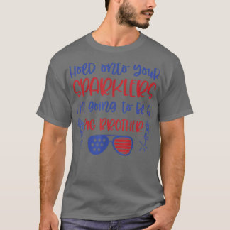 Big Brother Sparkler 4th of July Pregnancy Announc T-Shirt