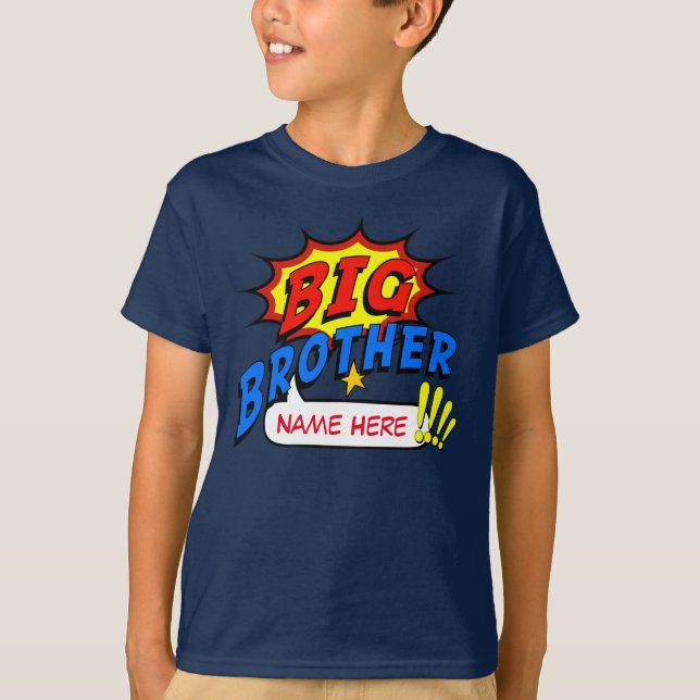 Big Brother Superhero Custom T-Shirt (Front)