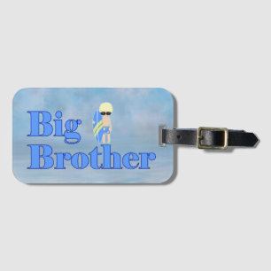Big Brother Surfer Dude Luggage Tag