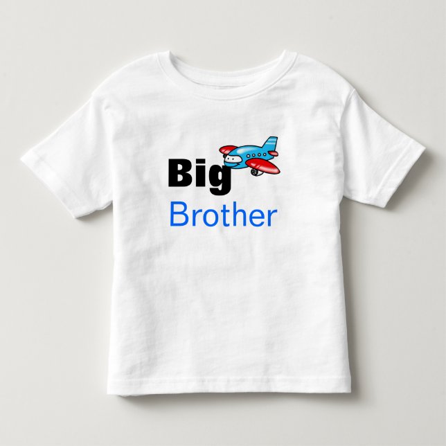 big brother (toy aeroplane) toddler T-Shirt (Front)