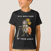 *~* BIG BROTHER Twin Girls Boys T-Shirt Knight