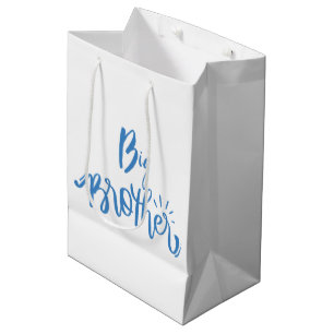 Big Brother Typography Modren Text Medium Gift Bag