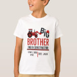 Big Brother under construction, Big Bro T-Shirt<br><div class="desc">Big Brother under construction ,  funny shirt for Pregnancy Announcement ,  you can add your personalisation ( baby's expected month and year of birth)</div>