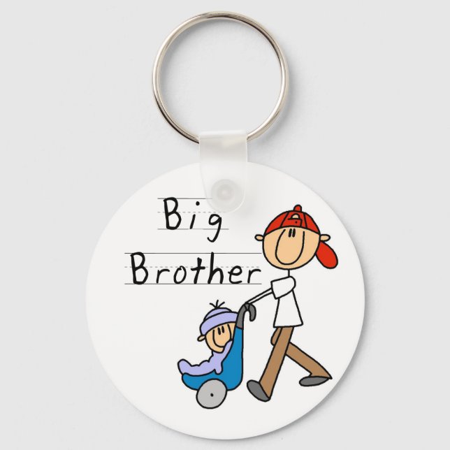 Big Brother With Little Brother Key Ring (Front)