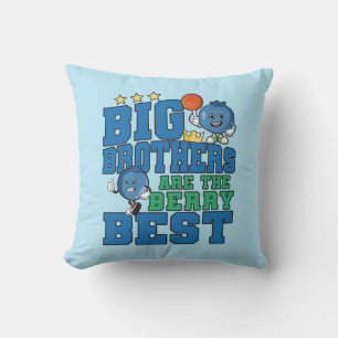 Big Brothers are the Berry Best - Blueberry Pun Cushion