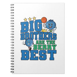Big Brothers are the Berry Best - Blueberry Pun Notebook