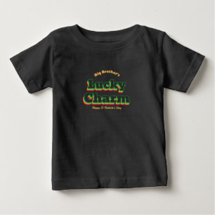Big Brother's Lucky Charm St. Patrick;s Day Baby T-Shirt