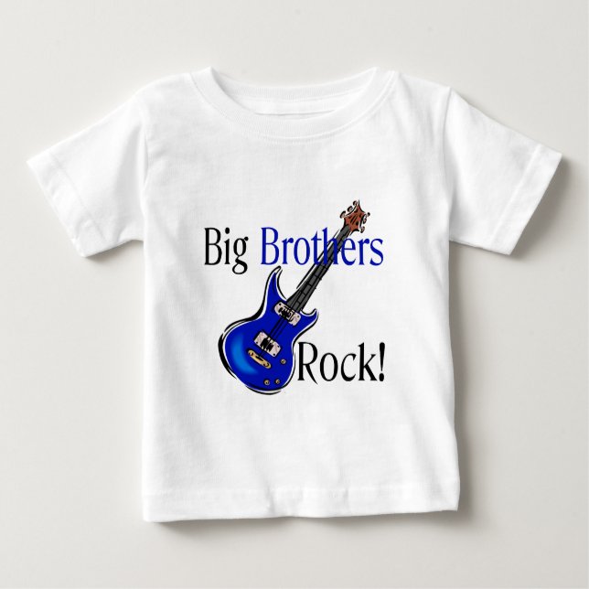 Big Brothers ROCK! Baby T-Shirt (Front)