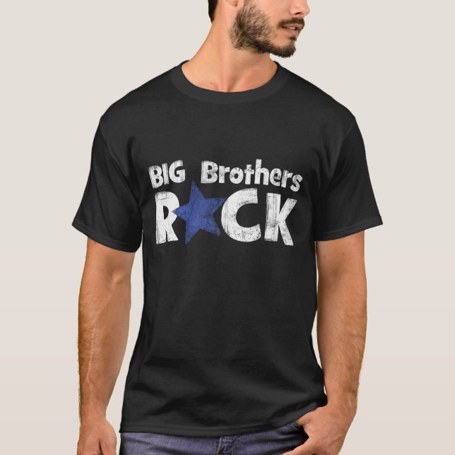Big Brothers Rock (dark) T-Shirt (Front)