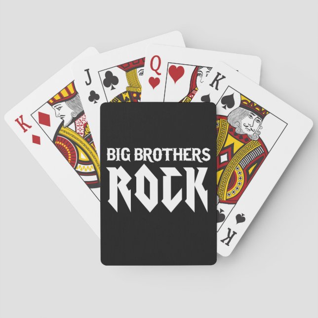 Big Brothers Rock Playing Cards (Back)