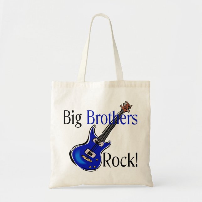 Big Brothers ROCK! Tote Bag (Front)