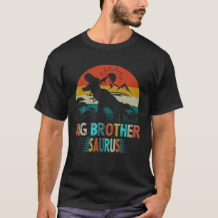 Big Brothersaurus T Rex Dinosaur Big Brother Sauru T-Shirt